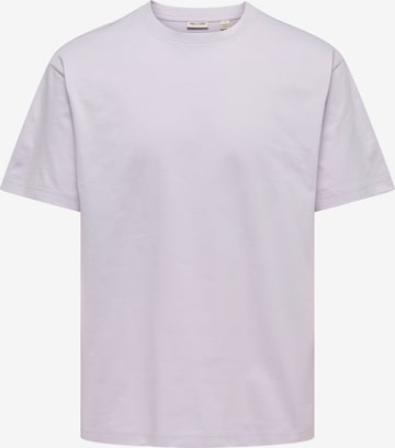 Only & Sons Paita 'ONSFRED' värissä lila: etupuoli