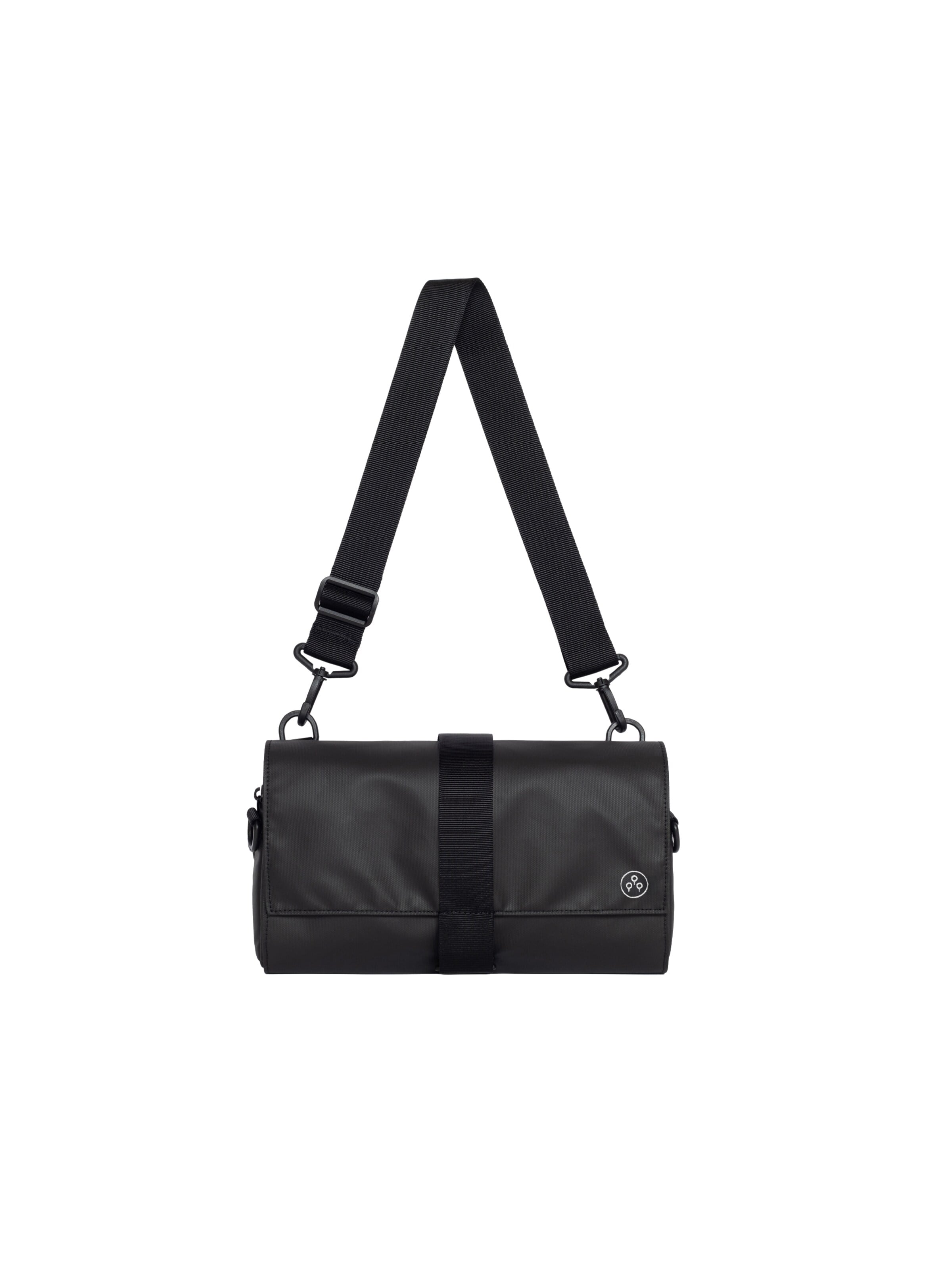 KIWEE Crossbody bag 'Triangle Sling' in Black: front