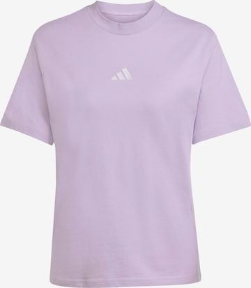 ADIDAS SPORTSWEARTehnička sportska majica 'Essentials' - ljubičasta boja: prednji dio