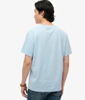 T-Shirt 'Essentials' Superdry en bleu