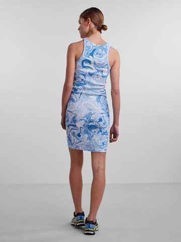 PIECES Jurk 'Serafina' in Blauw