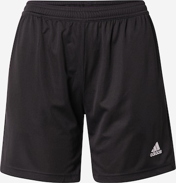 ADIDAS SPORTSWEAR Loosefit Sportbroek 'Entrada 22 ' in Zwart: voorkant