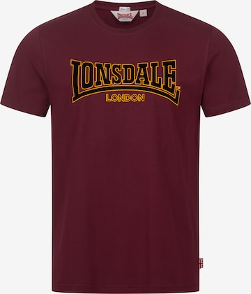 LONSDALE Shirt 'CLASSIC' in Rot: Vorderseite