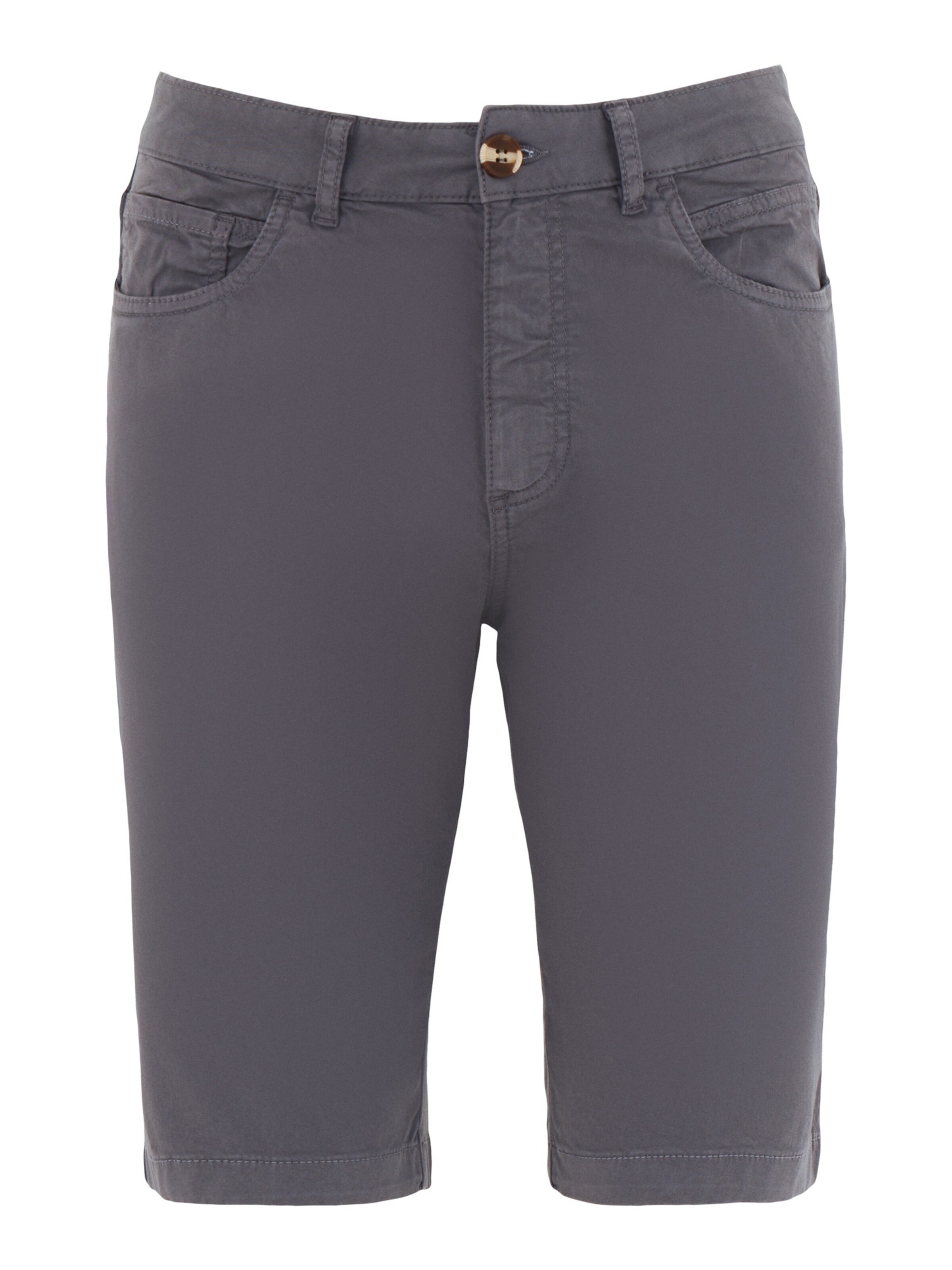 Organication Shorts in Grau: Vorderseite