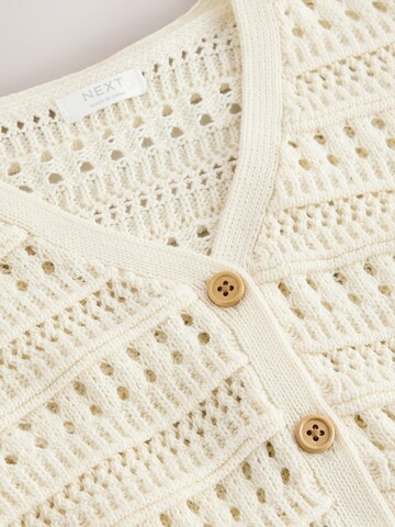 Next Вязаная кофта в Бежевый