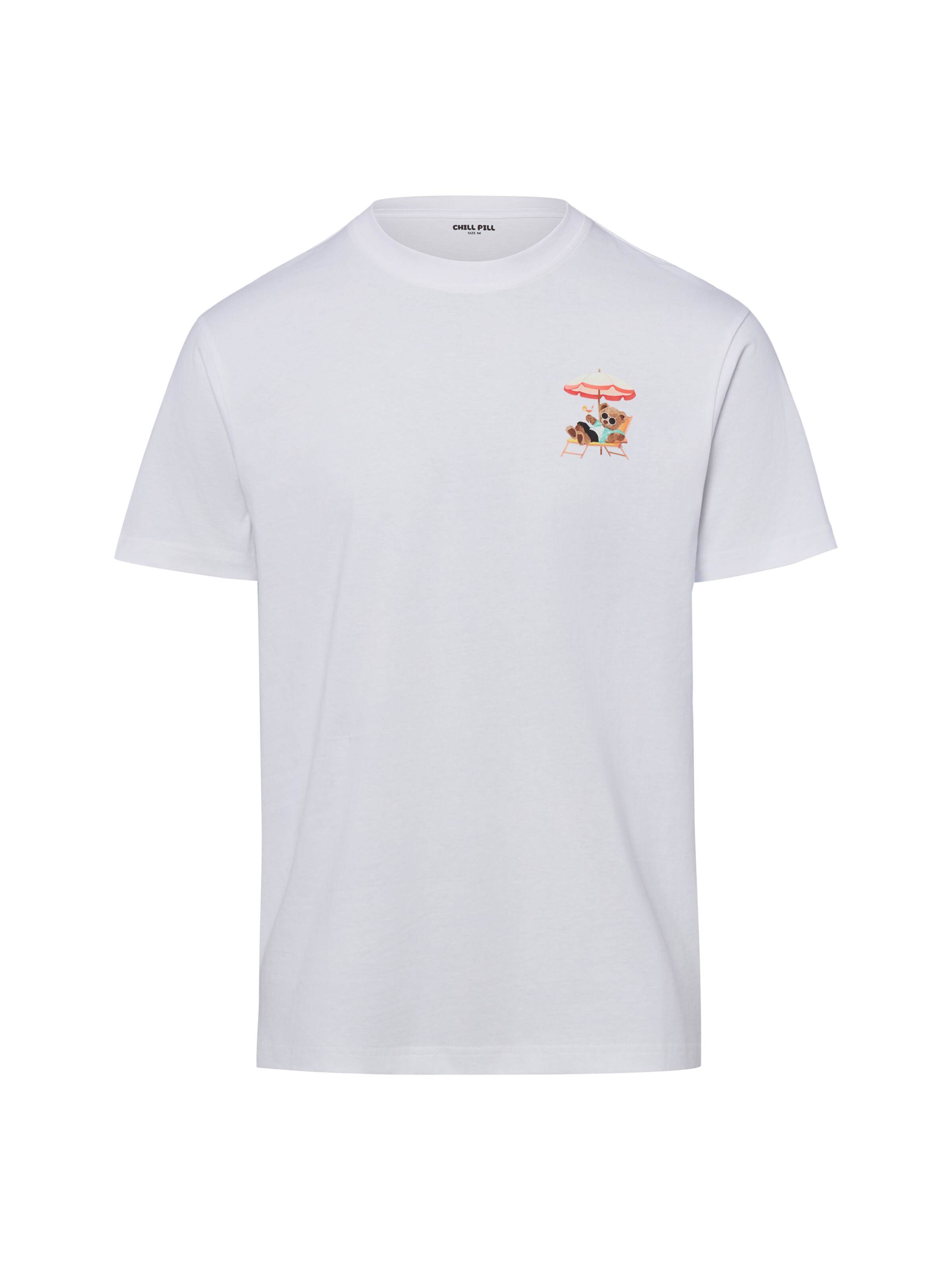 Chill Pill Shirt in White: front