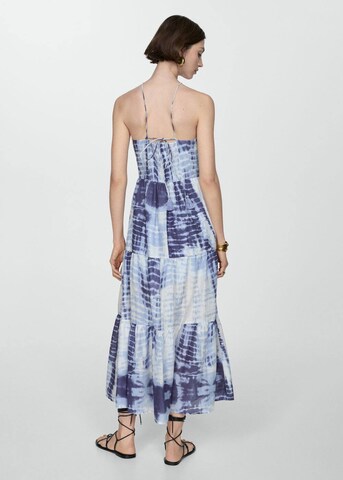 MANGO Sommerkleid in Blau