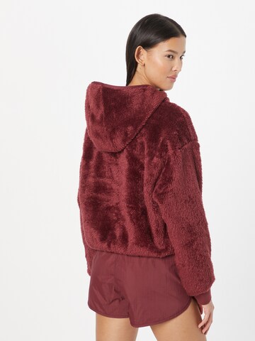 Sweat-shirt 'Essentials+ Fluffy Teddy' ADIDAS ORIGINALS en rouge