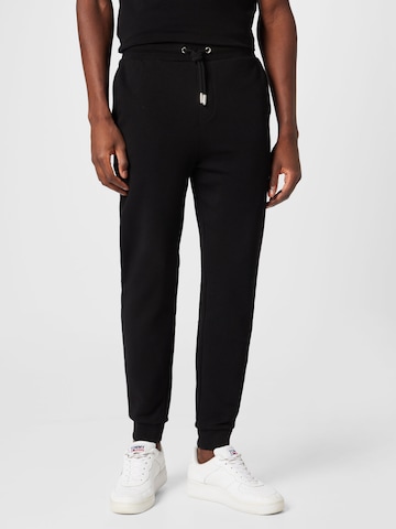 Karl Lagerfeld Tapered Pants in Black: front