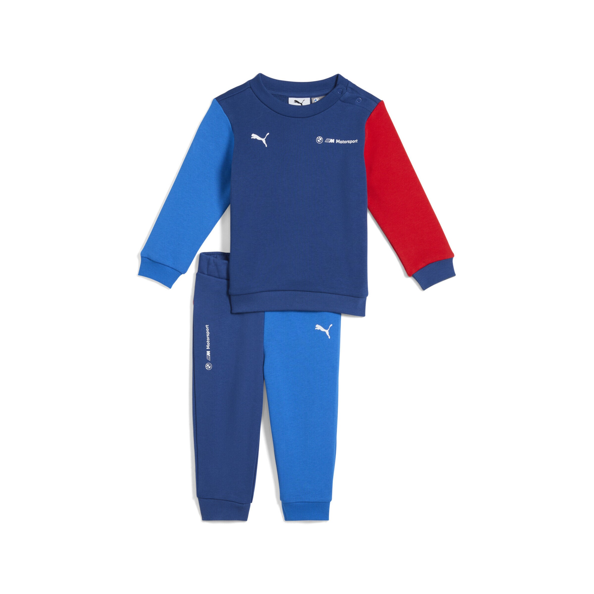 PUMA Joggingpak 'BMW M Motorsport' in Blauw: voorkant