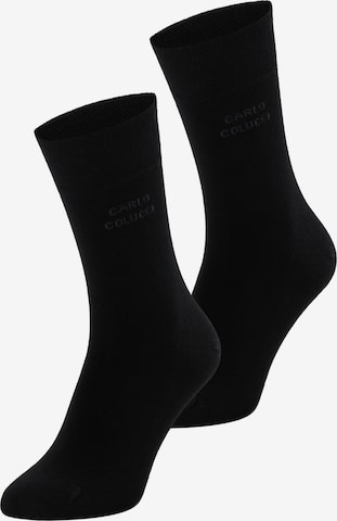 Carlo Colucci Socken 'Napoli' in Schwarz: predná strana