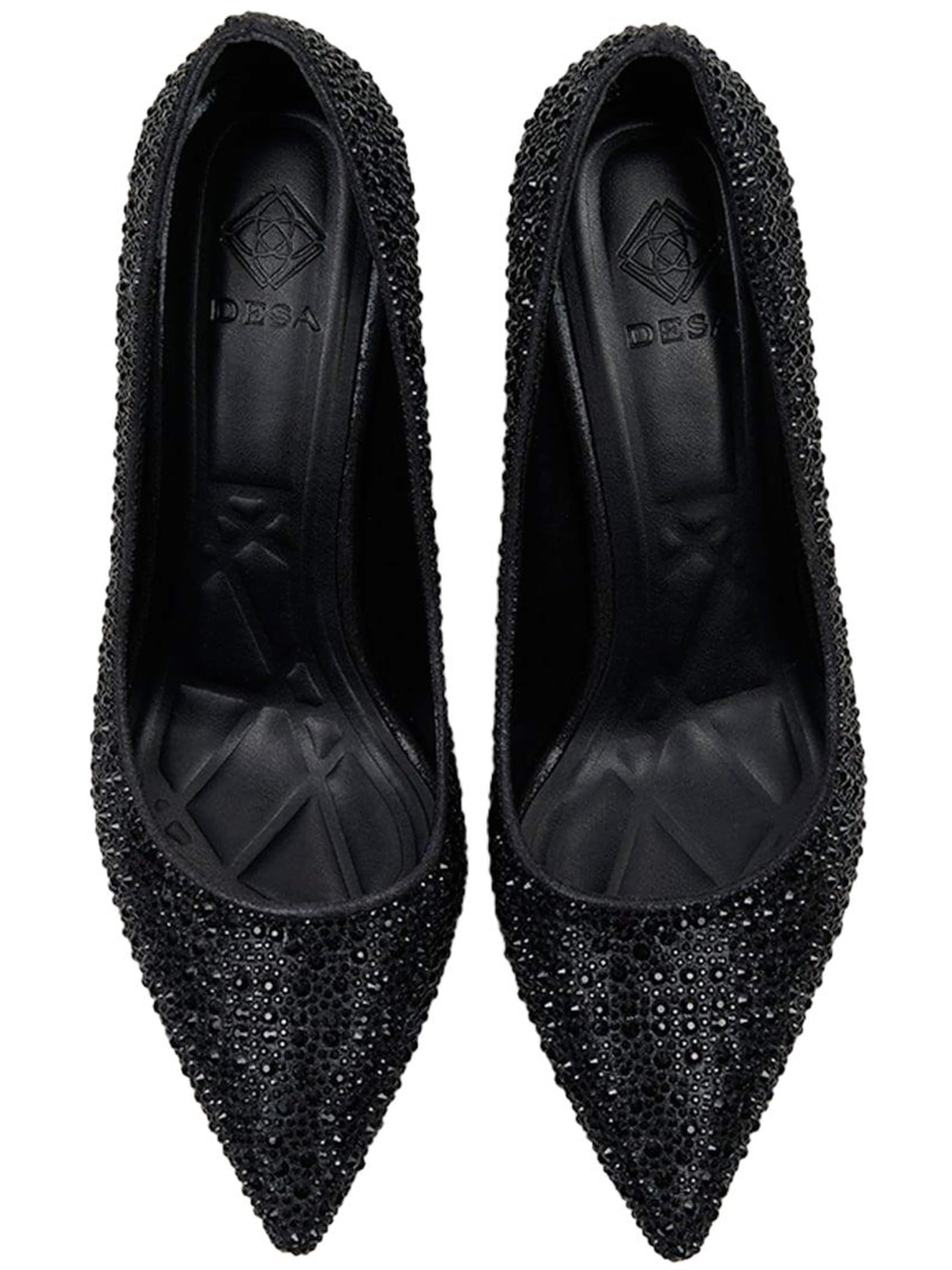 Desa - Zapatos con plataforma 'Pumps' en negro
