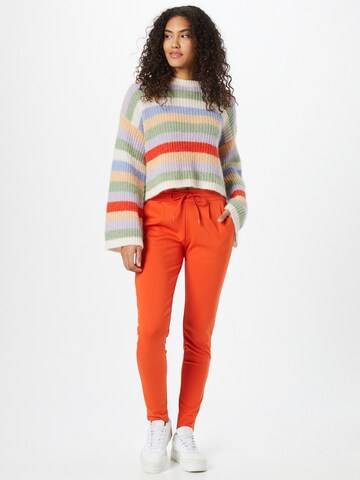 ICHI Tapered Trousers 'IH Kate' in Orange