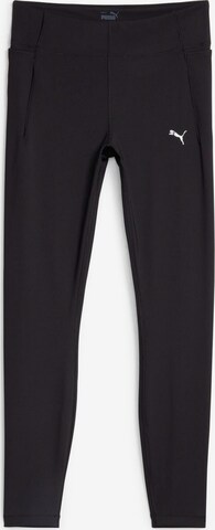 Skinny Pantalon de sport PUMA en noir : devant