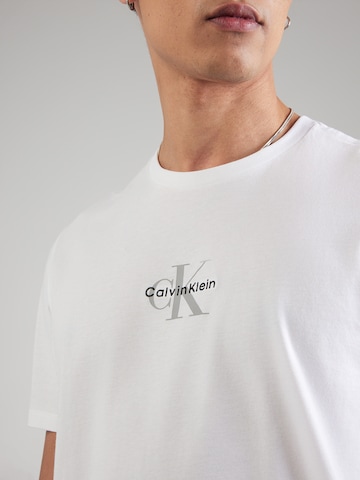 balts Calvin Klein Jeans T-Krekls