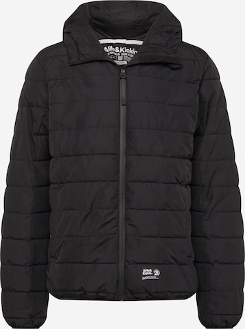 Alife and Kickin Winter Jacket 'Mr WhiteAK' in Black: front