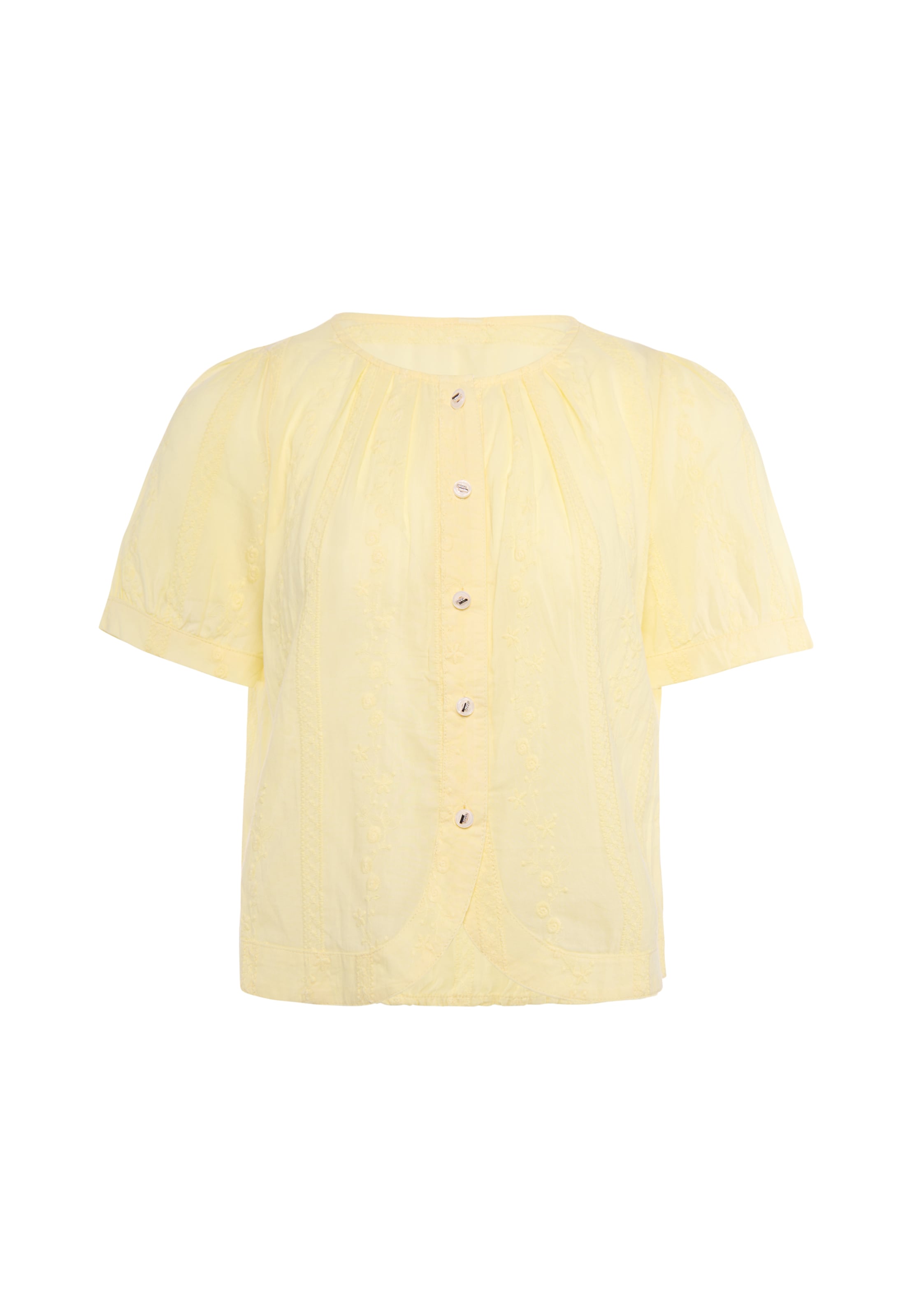 usha FESTIVAL Blusa en S en amarillo, Vista del producto