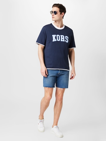 T-Shirt 'WARM UP' Michael Kors en bleu