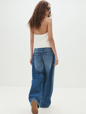 Baggy Jean Pull&Bear en bleu