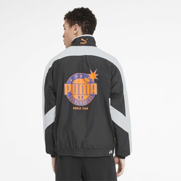 PUMA Athletic Jacket 'Puma x The Hundreds' in Black