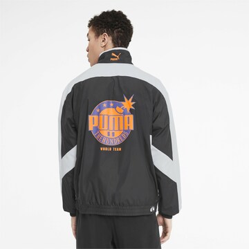 PUMA Sportjacke 'Puma x The Hundreds' in Schwarz