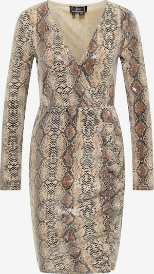 faina Cocktail Dress in Light beige / Brown / Anthracite, Item view