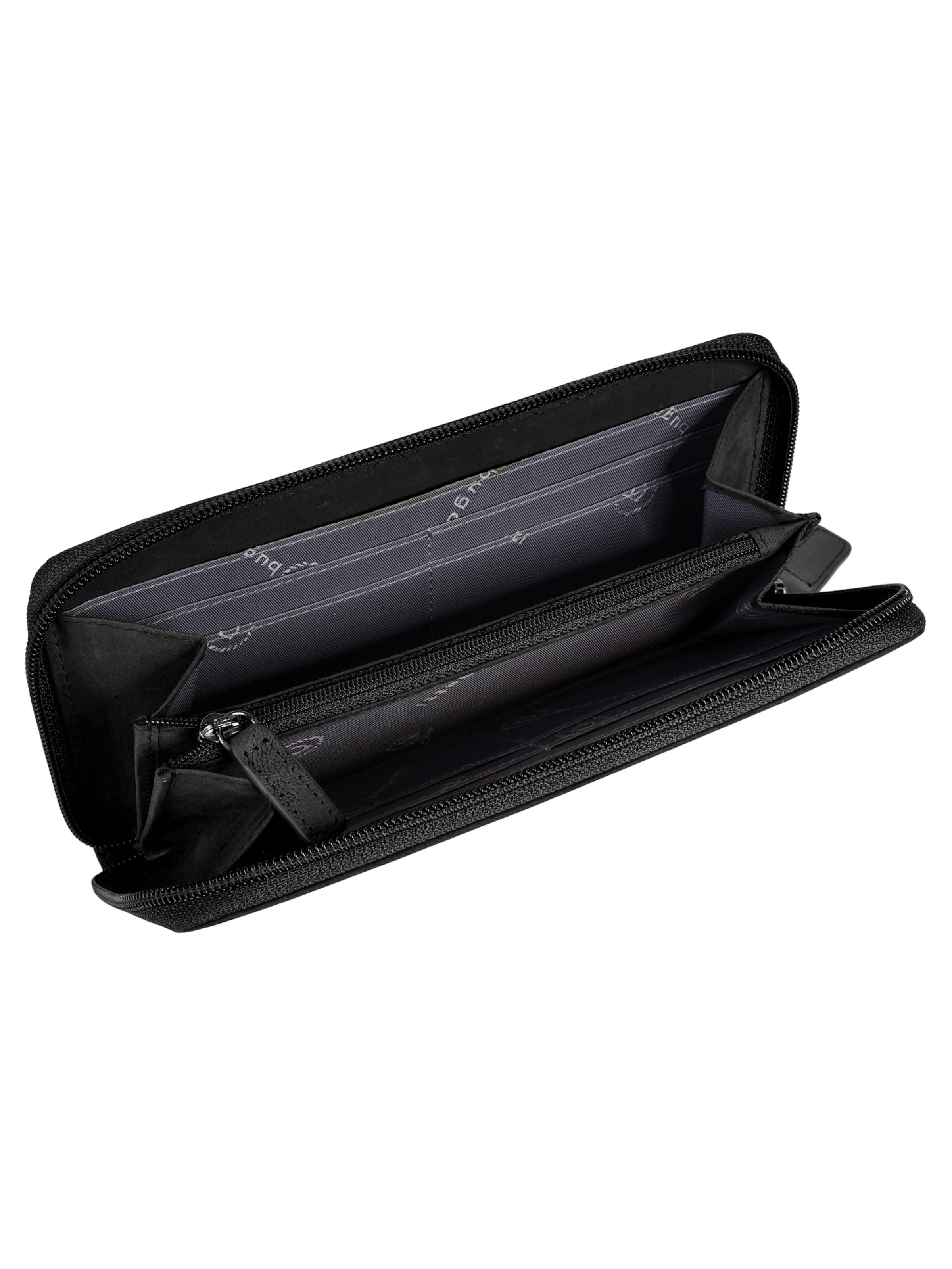 bugatti Portemonnaie 'bugatti Geldbörse LUCA'‌‌ in Schwarz