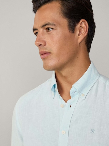 Hackett London Regular Fit Hemd in Blau