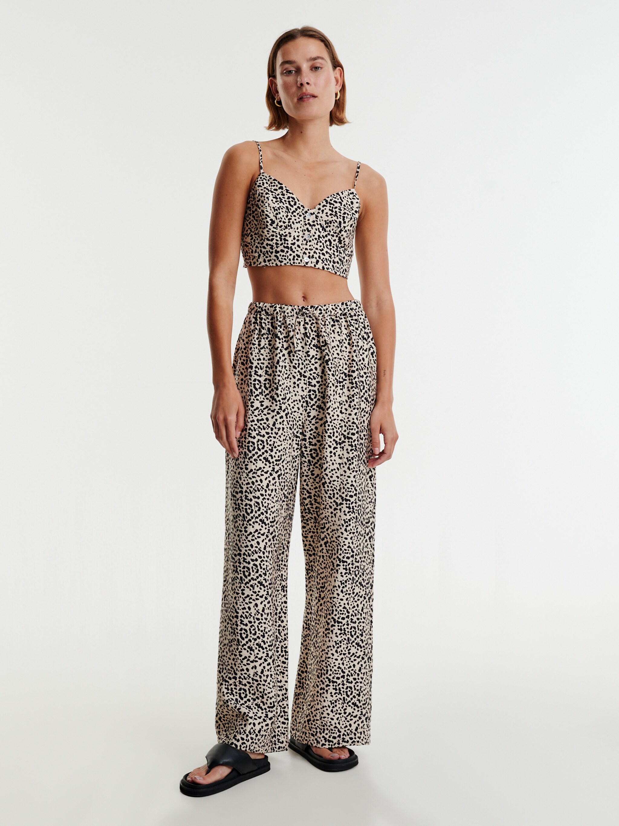 EDITED Produkte Hose 'Jeanna' beige