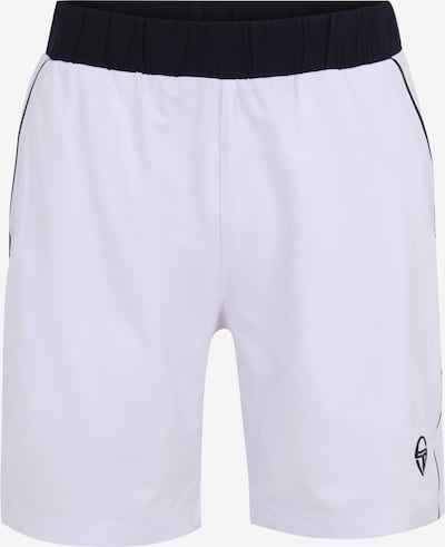 Pantaloni sport Sergio Tacchini pe negru / alb, Vizualizare produs