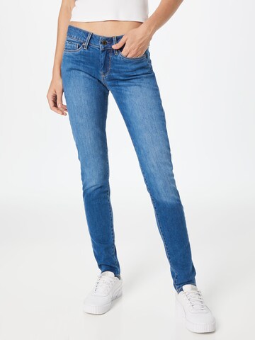Pepe Jeans - Skinny Vaquero 'Soho' en azul: frente
