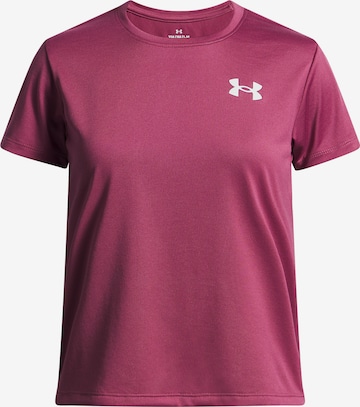 UNDER ARMOUR Funktionsshirt 'Tech' in Rot: Vorderseite