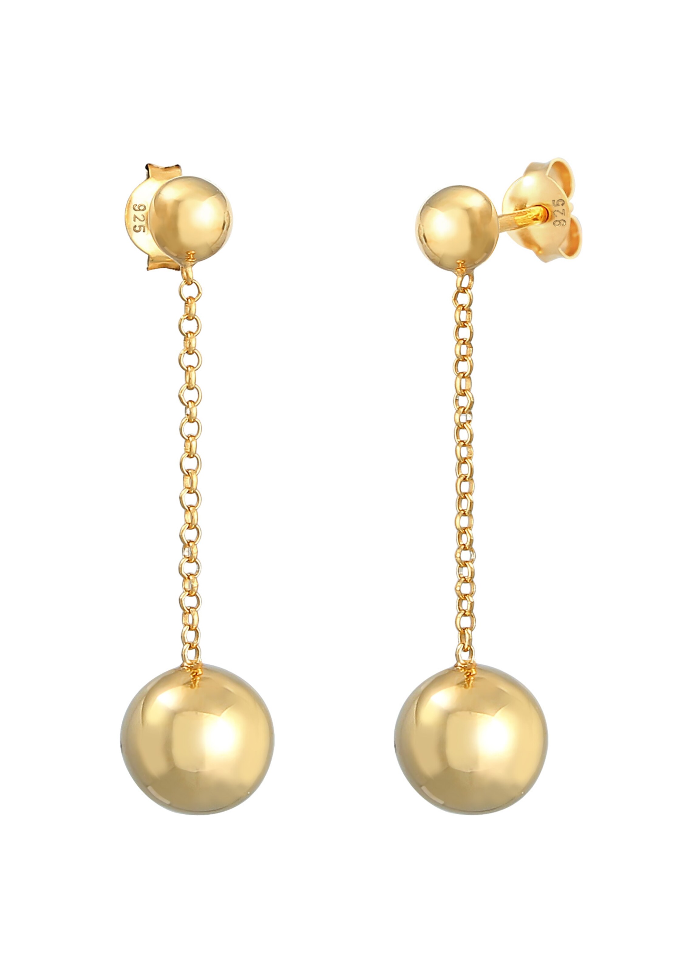 ELLI Ohrringe Kugel in Gold