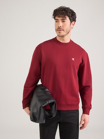 Calvin Klein Jeans Sweatshirt in Red: front