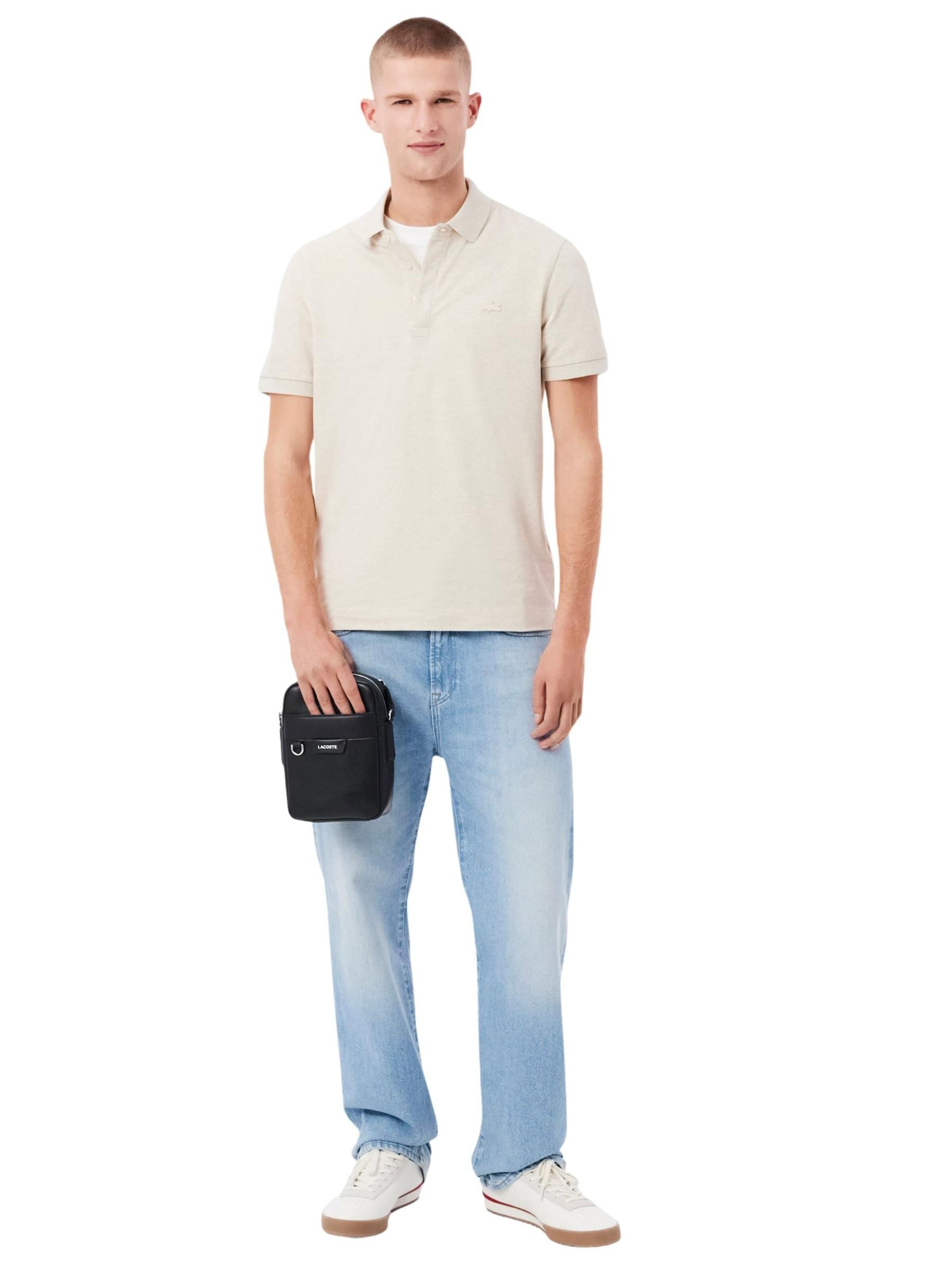 LACOSTE Torba na ramię 'Lacoste Sacoche Ossian Homme NH5047OI Noir' w kolorze czarny