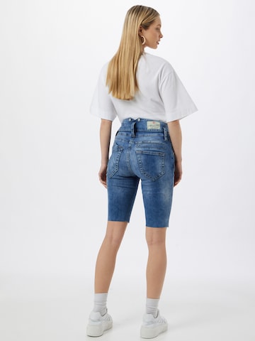 Herrlicher Skinny Shorts 'Pitch HI' in Blau