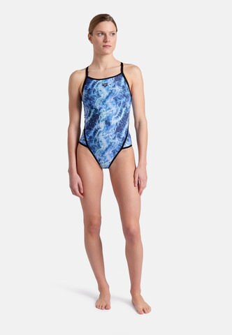 ARENABandeau Sportski kupaći kostim 'PACIFIC' - plava boja