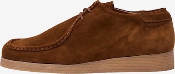 SELECTED HOMME Lace-Up Shoes 'Christopher' in Brown: front