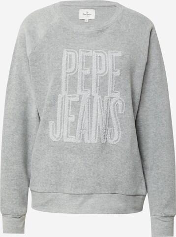 Pepe Jeans Sweatshirt 'RUBY' in Grijs: voorkant