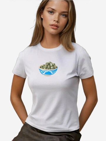 Hiccup Shirt in Wit: voorkant