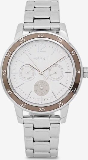 ESPRIT Analoog horloge in de kleur Zilver / Wit, Productweergave