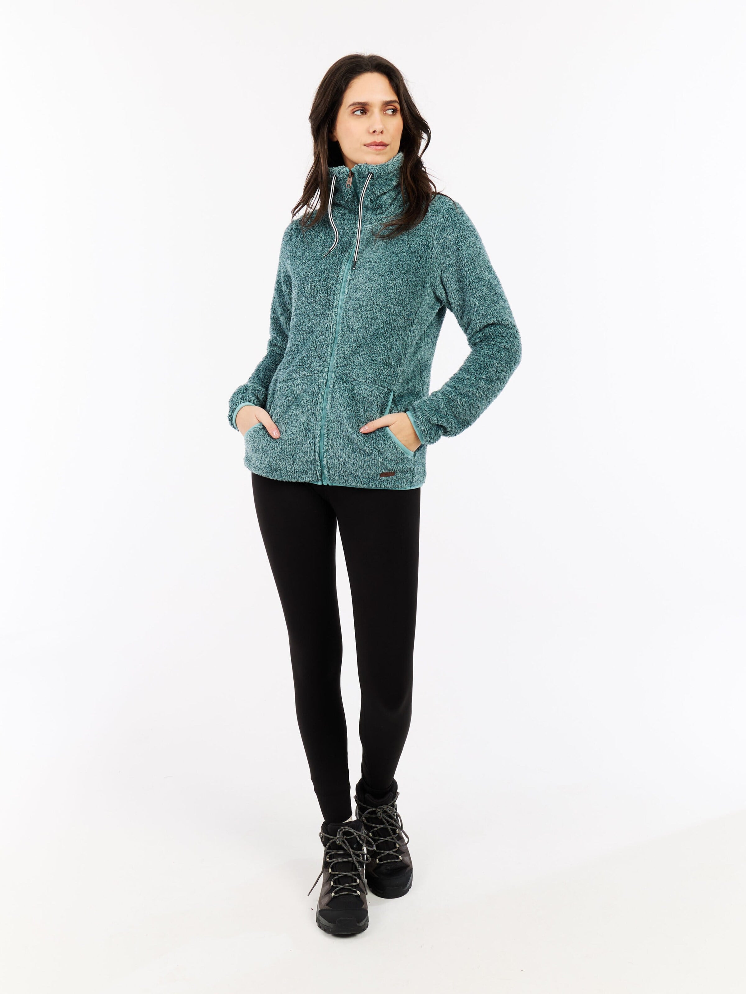 PROTEST Fleece jas 'RIRI' in Blauw