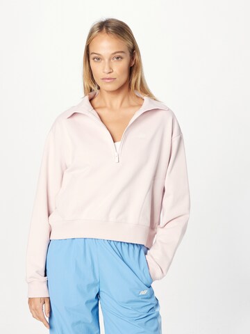 new balance Sweatshirt in Pink: predná strana