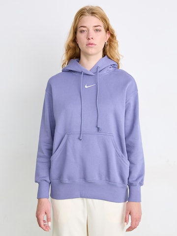 Sweat-shirt 'Phoenix Fleece' Nike Sportswear en bleu : devant