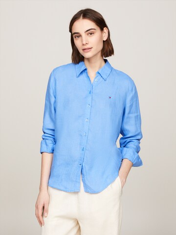 TOMMY HILFIGER Blouse in Blauw: voorkant