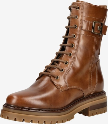 Bottines à lacets Nero Giardini en marron : devant