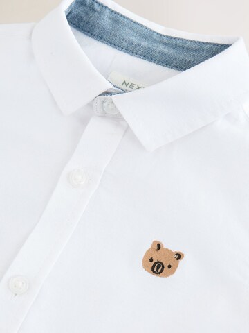 Next Regular fit Button up shirt in White