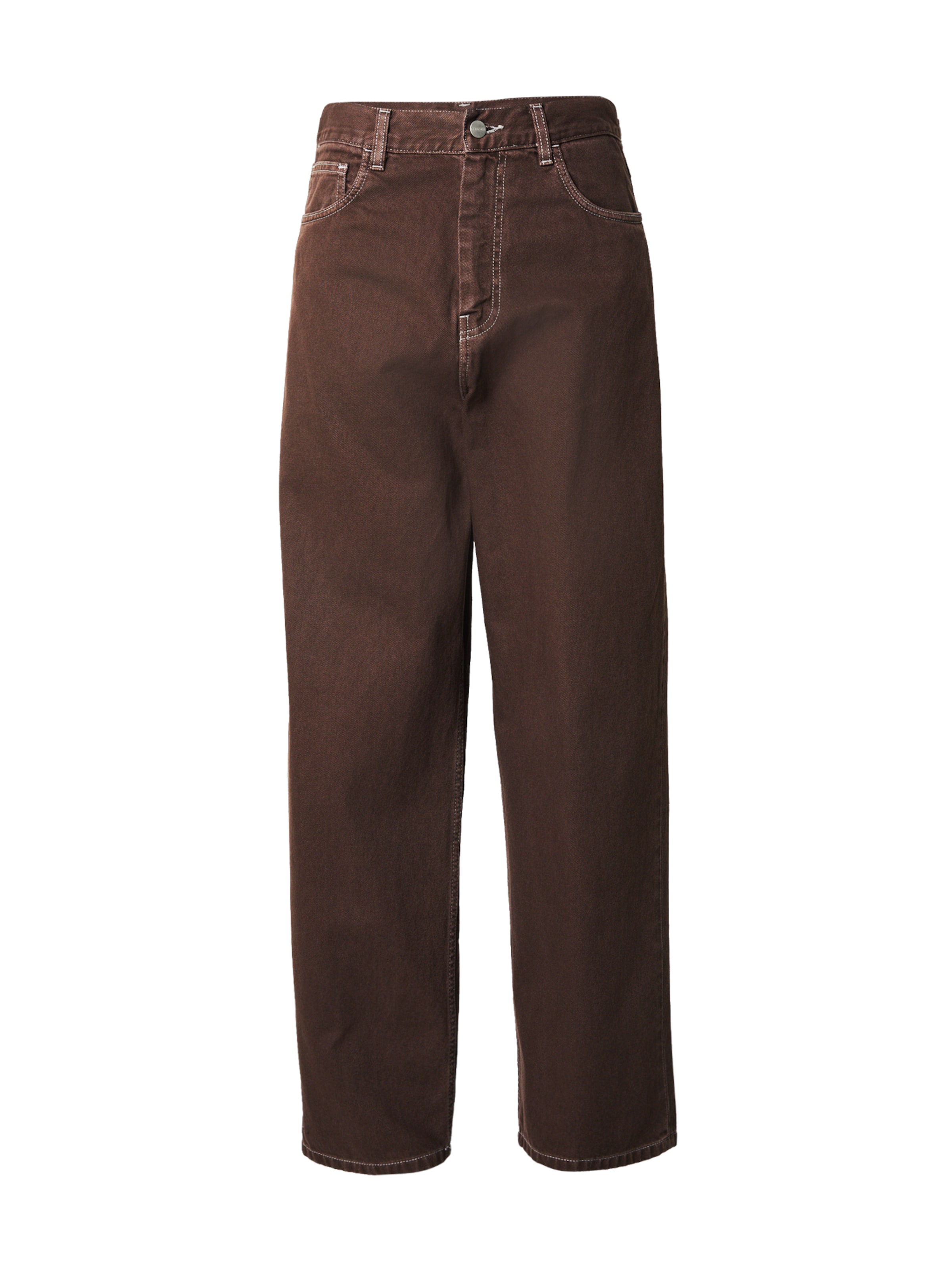 Loosefit Jean 'Brandon' Carhartt WIP en marron : devant