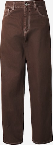 Carhartt WIP Lużny krój Jeansy 'Brandon' w kolorze brązowy: przód