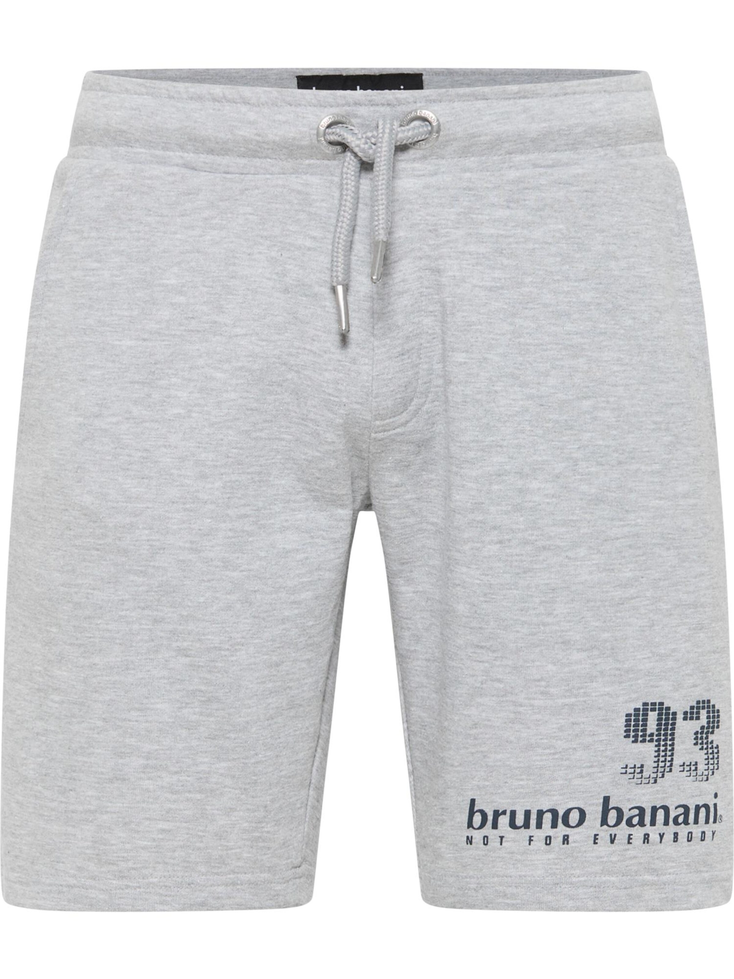 Bruno Banani Regular Broek 'CLARKE' in Grijs: voorkant